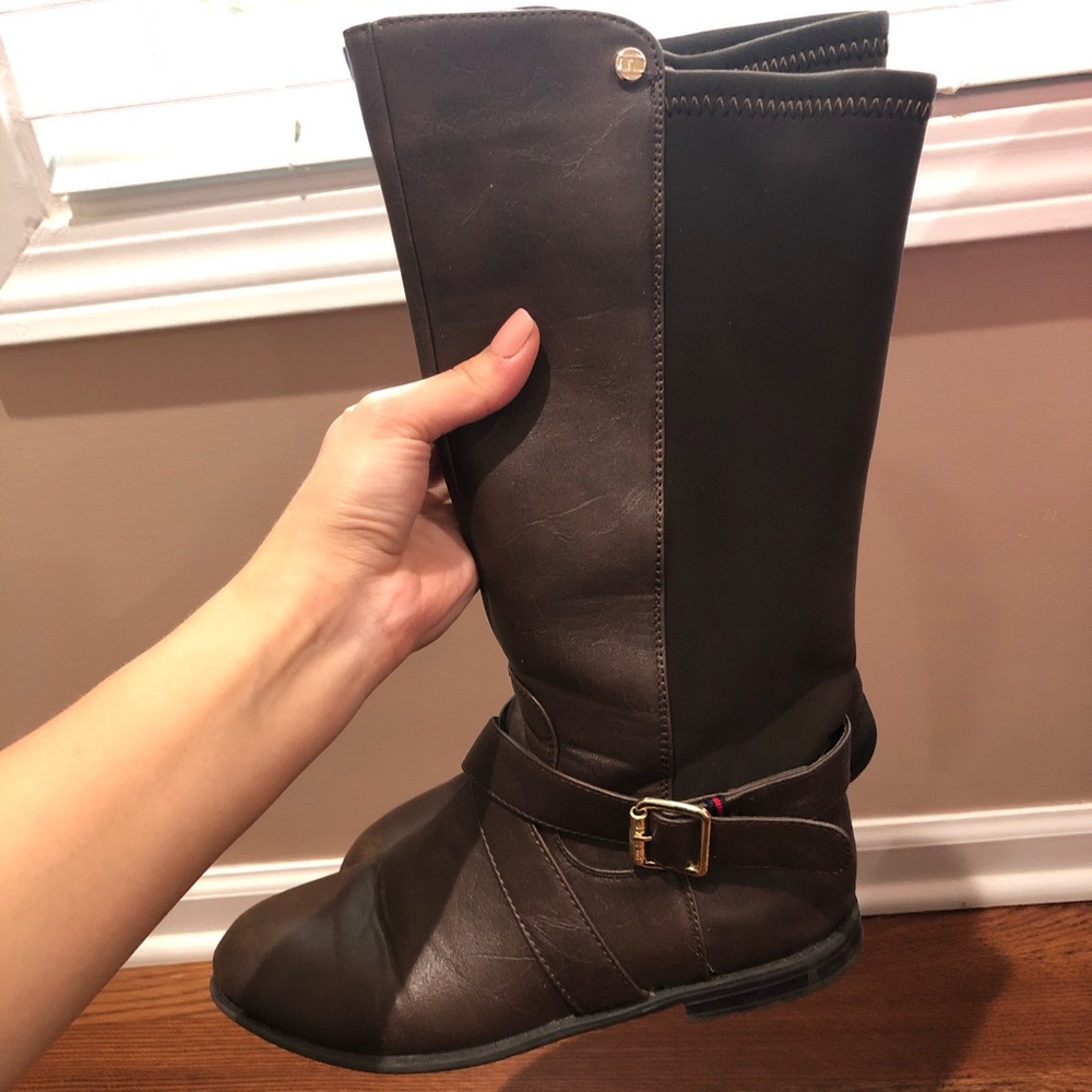 Tommy Hilfiger brown boots